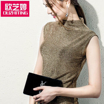 金色t恤女