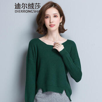圓領(lǐng)長袖毛衣，微胖妹子的小心機