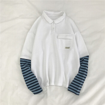 胤笙記 長袖 男士T恤 白色 XL，L，M