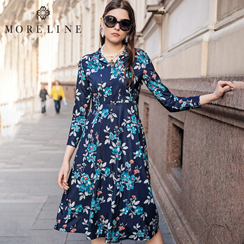 moreline,元素,moreline,新款,新款,連衣裙,趨勢,長袖,袖連衣裙,流行,樣式