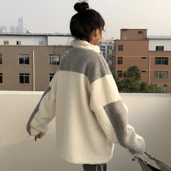 仿羊,仿羊,拼接,外套,外套,羔毛,拼接,羔毛,怎么樣