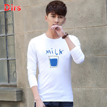 Dirs 長(zhǎng)袖 男士T恤 長(zhǎng)袖Cm002白 