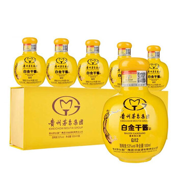 干醬53%vol375mL-500mL，100ml 醬香型，醬香