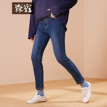 森宿 中腰  女 長褲 牛仔褲