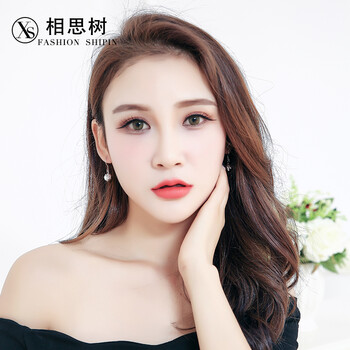 相思樹耳環(huán)足銀，990銀