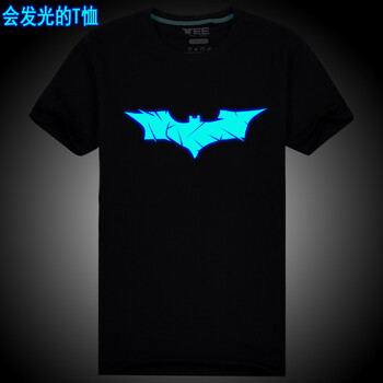 古萊登（GODLIKE） 短袖 男士T恤 蝙蝠俠夜光版 