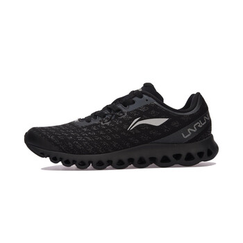 李寧（LI-NING）跑步鞋標準黑-3 39