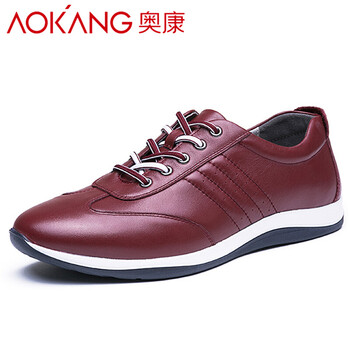 奧康（Aokang）男士紅色 40