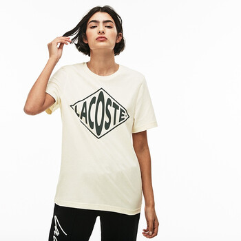 LACOSTE 短袖 男士T恤 DBP米黃 
