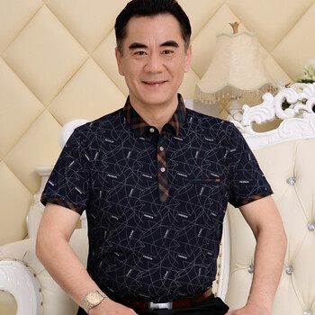 匡凱（KUANGKAi） 短袖 男士T恤 D005藍色 