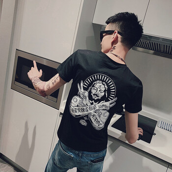 C2潮潮（C2 CHAOCHAO） 短袖 男士T恤 熒光綠T09 M