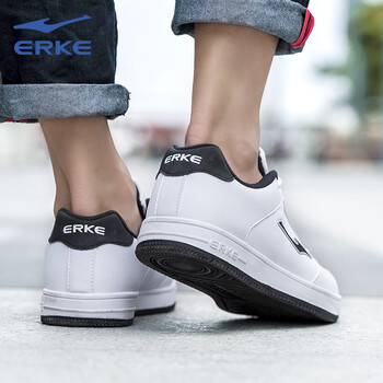 鴻星爾克（ERKE）跑步鞋1061正白/正黑 44，39，40，41，42，43