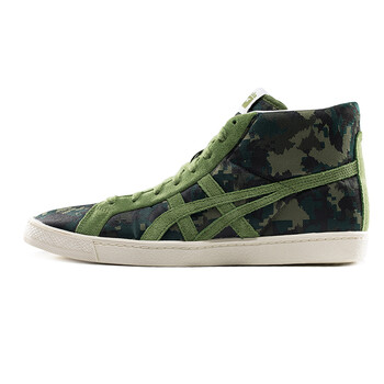Onitsuka Tiger跑步鞋綠迷彩/苔綠色 