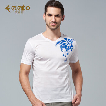 愛(ài)登堡（edenbo） 短袖 男士T恤 白色07 