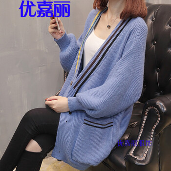 女士系帶針織衫，微胖妹子的福音