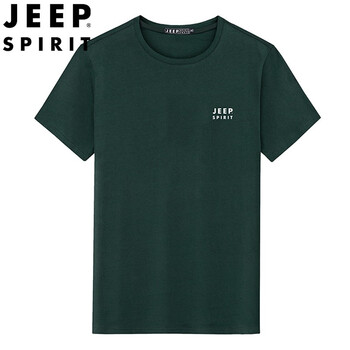 Jeep 短袖 男士T恤 墨綠色 