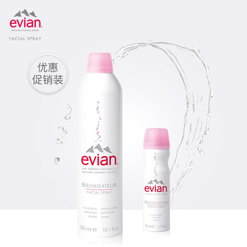 依云（evian）爽膚水 300ml+50ml