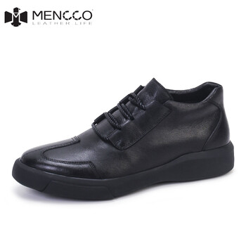 曼克尚品（MENCCO）男士黑色/單鞋 41