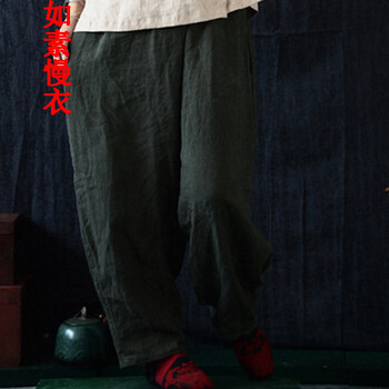 如素慢衣 松緊腰  女 長褲 休閑褲