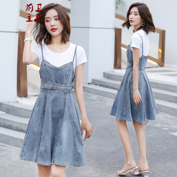 前衛主義（QIANWEIHZUYI） 腰帶 短袖 T恤 女 圓領(lǐng)