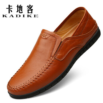 卡地客（KADIKE）男士8028紅棕色 39