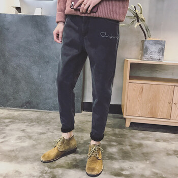 C2潮朝（C2 CHAOZHAO） 修身褲 青春休閑 男士牛仔褲