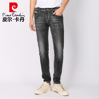 皮爾卡丹（pierre cardin）  青春休閑 男士牛仔褲