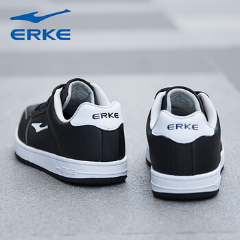 鴻星爾克（ERKE）板鞋正黑/正白 39