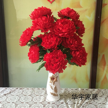 仿真牡丹花套裝