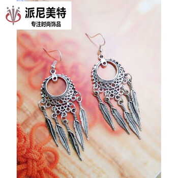 特色長(zhǎng)耳環(huán)飾品