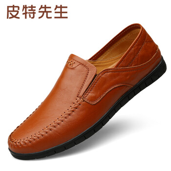 皮特先生男士紅棕色【四季款】 39
