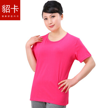 貂卡（DIAOKA）  短袖 T恤 女 圓領(lǐng)