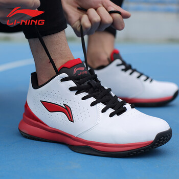 李寧（LI-NING）籃球鞋ABPJ021-1白紅 42