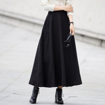 俏莎朵（QIAOSHADUO）半身裙中長裙