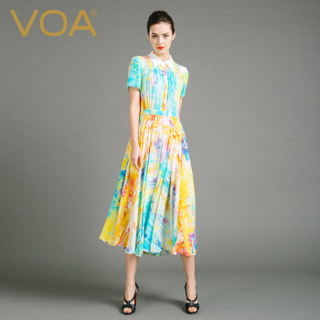 VOA  拼接，印花 连衣裙
