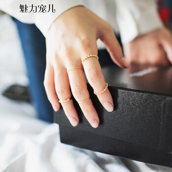 時尚珍珠戒指