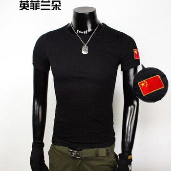 英菲蘭朵（YING FEI LAN DUO） 短袖 男士T恤 黑色圓領 S，XL，L，XXL，M