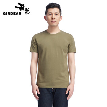 哥弟（GIRDEAR） 短袖 男士T恤 軍綠 
