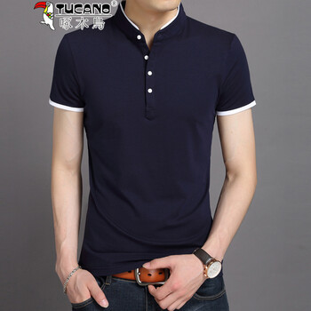 啄木鳥(niǎo)（TUCANO） 短袖 男士T恤 藏青 XL，L，XXXL，XXL，M