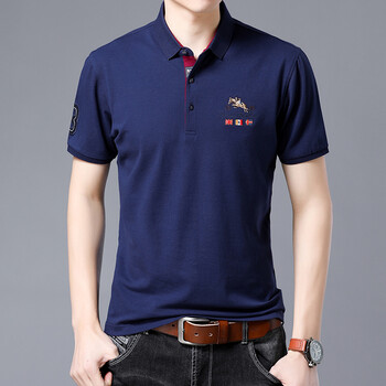 衣品風(fēng)華 短袖 男士T恤 B9610#藍(lán)色 