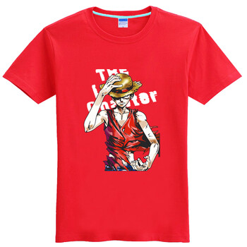 佐攸 短袖 男士T恤 紅T路飛酷 