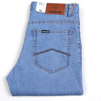 圣瑪施 直筒褲 商務(wù)休閑 男士牛仔褲