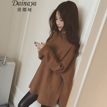 黛娜婭（Dainaya） 純色 不對稱 連衣裙