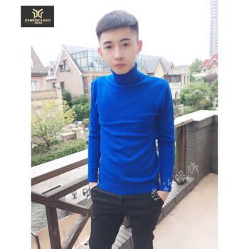 C2潮朝（C2 CHAO CHAO） 長袖 男士T恤 藍(lán)色 XL，L，XXL，M，XXXL