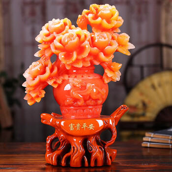 牡丹花花瓶
