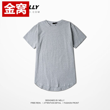 罕都（HANDU） 短袖 男士T恤 淺灰色 S，XL，L，M