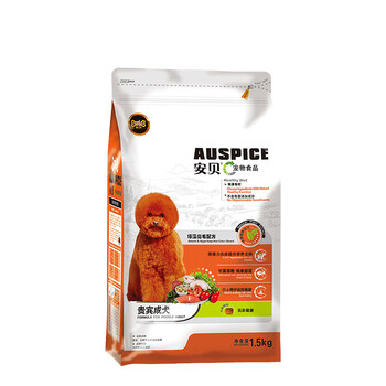 安貝（Auspice） 混合味，雞肉口味成犬狗糧 貴賓專用成犬狗糧1.5kg