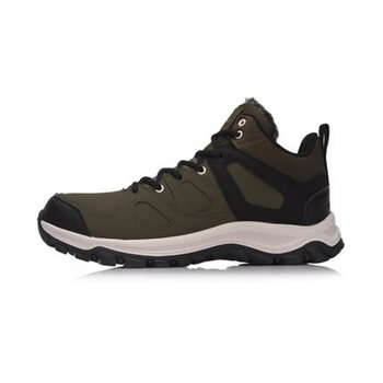 李寧（LI-NING）跑步鞋枯松綠/新基礎(chǔ)黑AGCM189-2 