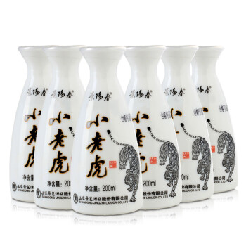 景芝 景阳春 小老虎 白酒 52度 200ml*18 整箱装