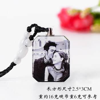 方形吊墜水晶